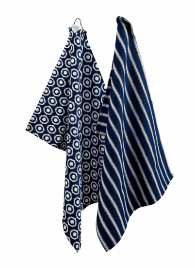 Kökshanddukar Dot & Stripe 2 pack
