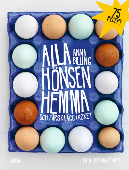 Alla hönsen hemma och färska ägg i köket 1