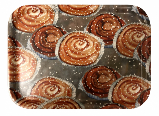 Bricka, Kanelbulle 20x27 cm i gruppen Landshopping.se / Kök & Matlagning / Dukning & Servering / Brickor, Fat & Skålar hos Landshopping (10155_12080)