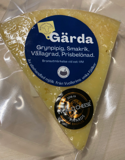 Fjällko-ost Gärda 165g