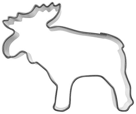 Pepparkaksform älg