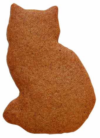 Pepparkaksform sittande katt stor ca 5 x 9,5 cm