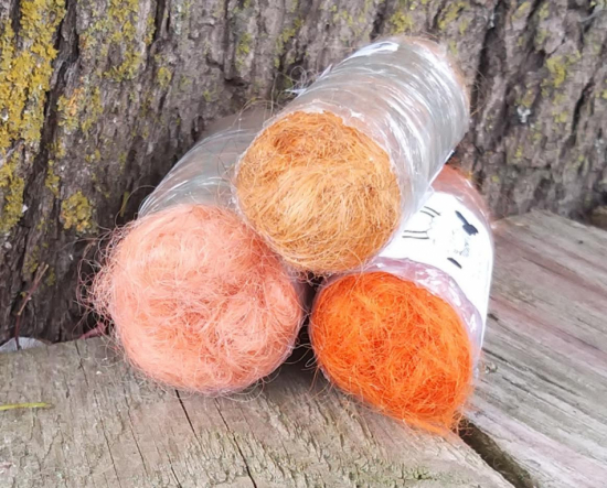 Kardadull 3*10g smånystan i orange nyanser