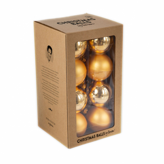 Julgranskulor 16-pack - Guld