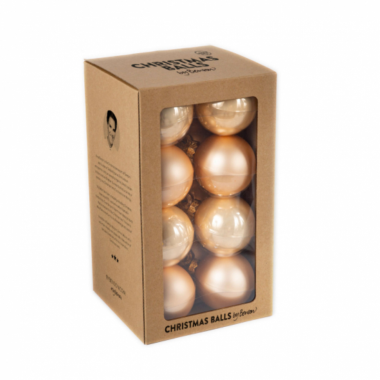 Julgranskulor 16-pack - Champagne