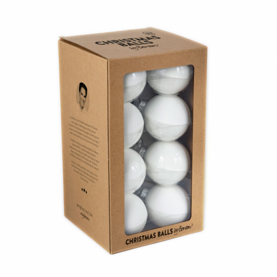 Julgranskulor 16-pack - Opalvit