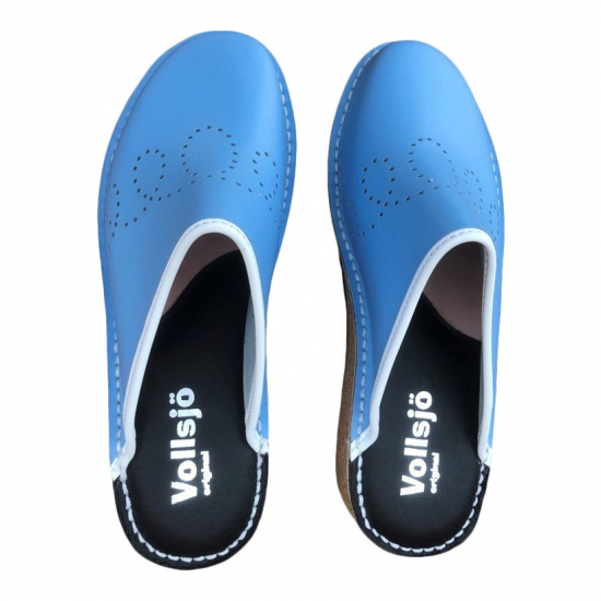 Slippers Vollsjö ljusblå 40