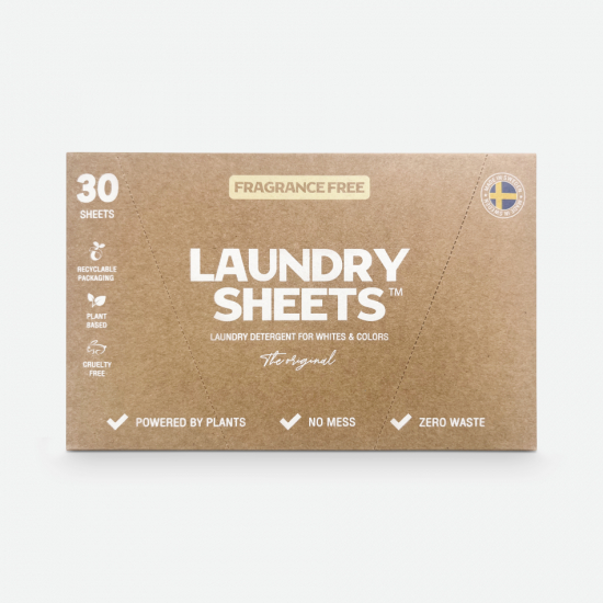 Laundry Sheets - Fragrance Free, 30-pack