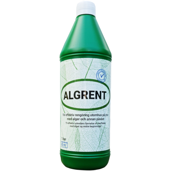 Rengöringsmedel för Effektiv sanering av mossa och svartmögel.