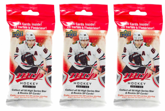 3st Upper Deck NHL MVP 2021-22 Fat Pack - Hockeykort