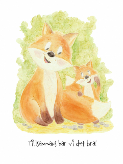 Print 30x40 cm - Räv