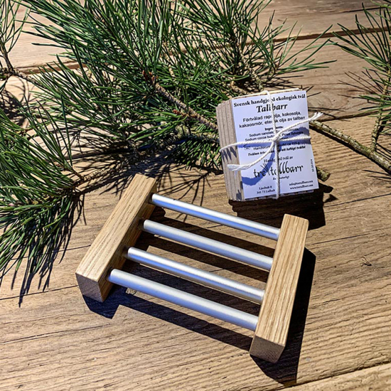 Tvålkopp, ask och aluminium