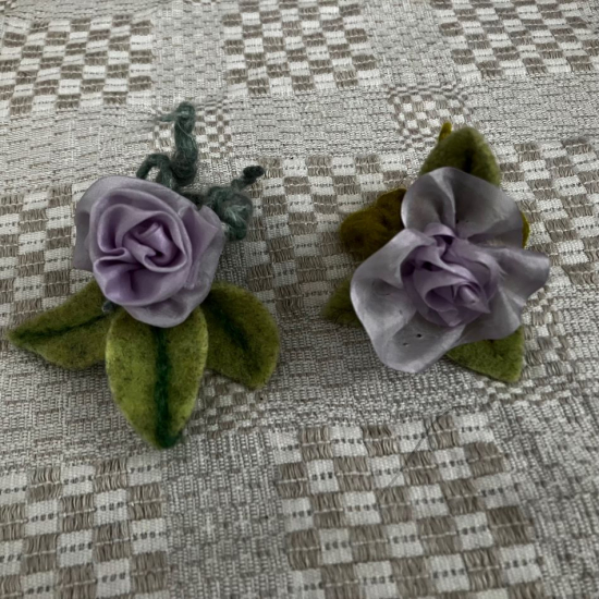 Ljusmanschett i gruppen Landshopping.se / Hem & Hantverk / Handarbete / Nålfiltning - tovning hos Landshopping (10229_2026manschettlila)