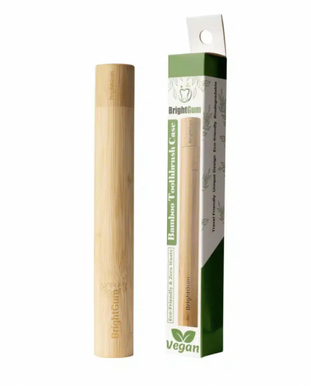 Tandborstfodral bambu för vuxna tandborstar, 100% Vegansk,  Miljövänlig, Biologiskt nedbrytbart, Noll  avfall, Tillbehör, Verktyg i gruppen Landshopping.se / Hud & Hälsa / Egenvård hos Landshopping (10236_015994)
