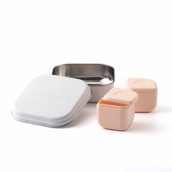 Grow Bento - Snow + Peach