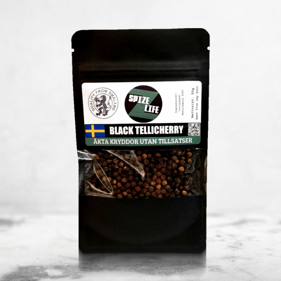 Black Tellicherry, hel svartpeppar i gruppen Landshopping.se / Kök & Matlagning / Livsmedel hos Landshopping (10253_1012)