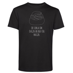 T-shirt: En semla om dagen (svart)