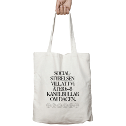 Tygväska: Kanelbulle – Socialstyrelsen