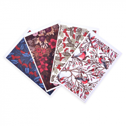 Högtidskort 4-pack - Jul