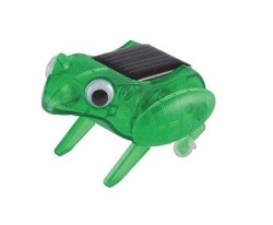Soldriven groda byggsats för barn