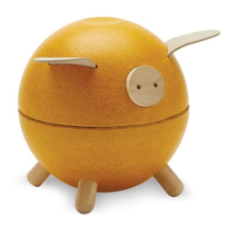 Sparbössa elefant av trä från Plantoys