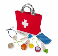 Doktorsväska träleksak för barn - Wonderworld
