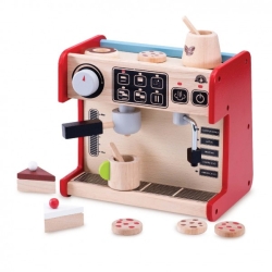 Espressomaskin köksleksak av trä från Wonderworld