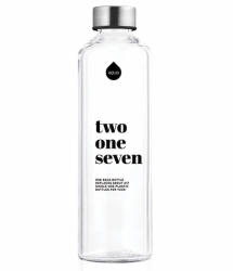 EQUA vattenflaska glas 750ml Mismatch Black