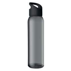 Vattenflaska svart glas 500ml
