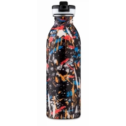 Vattenflaska 500 ml med sportkork Urban Graffiti Beat - 24Bottles