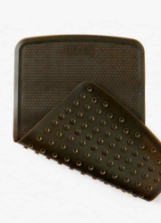 Badkarsmatta naturgummi - svart - Hevea baby