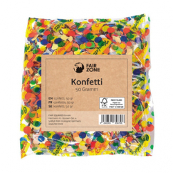 Konfetti av FCS-märkt återvunnet papper