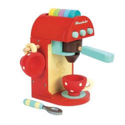 Kapsel kaffemaskin barnleksak av trä från Le Toy Van