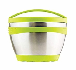 Spillfri termosmatlåda 475ml Lime - Kid Basix