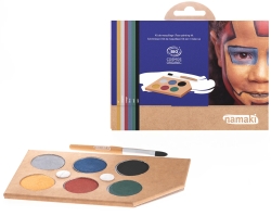 Ekologiska ansiktsfärger för barn - Intergalaktiska världar (6 st) - Namaki