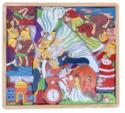 Askungen sagofigurer i trä - rättvist tillverkade