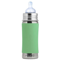 Pura nappflaska 325ml rostfritt stål - moss