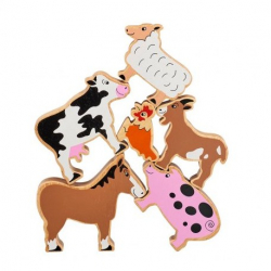 Bondgårdsdjur av trä