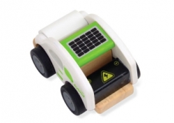 Eko-leksaksbil av gummiträ från Wonderworld toys