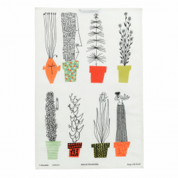 Italiensk blomsterhylla, kökshandduk