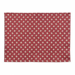Korg, bordstablett, röd, 45x34cm 2-pack