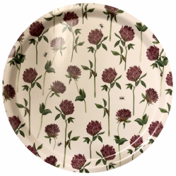 Bricka, Rödklöver 31 cm