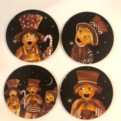 Glasunderlägg, Pepparkakeland