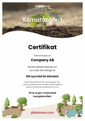 Plantera 10 träd! Klimatsmart gåva - digitalt gåvobevis