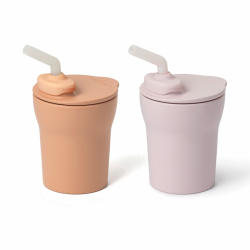 1-2-3 Sip! Cup 2-pack - Cotton Candy/Toffee