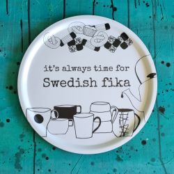 bricka SWEDISH FIKA 38 cm