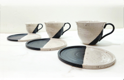 Kaffekopp svartvita serien