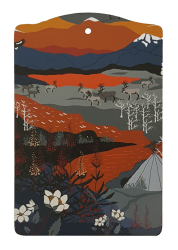 Fjällvandring serveringsbräda 20x30 cm