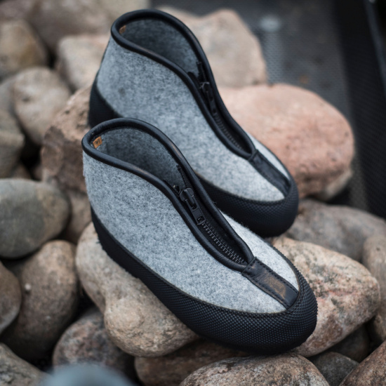 Luddan Bottin Grå/Svart (stl 35-47) 2