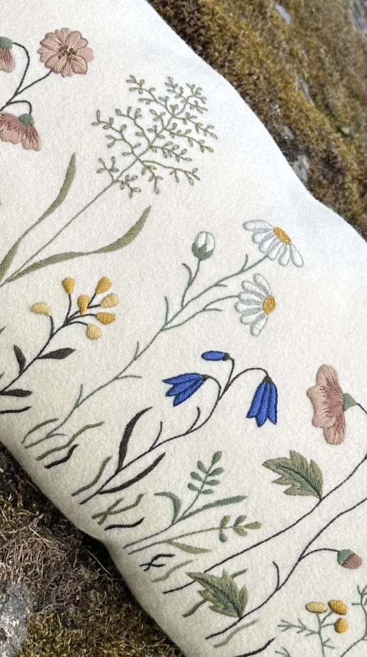 detaljbild yllekudde